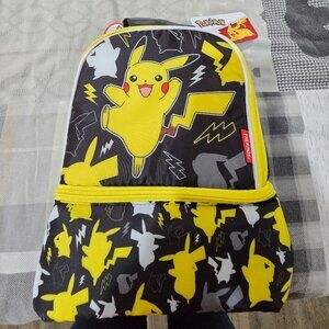 NWT Pokemon Insulated Lunchbox W/Thermos Area Pikachu Thermos Brand
